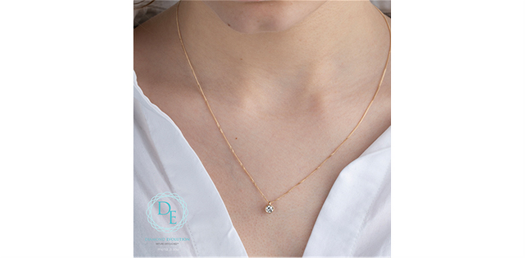 10K Yellow Gold Lab Diamond Round Milgrain Pendant Necklace

PENDANT