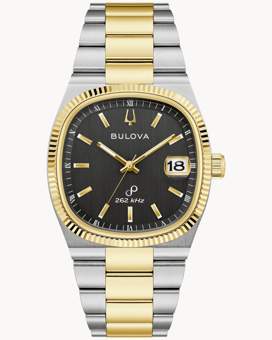 BULOVA Men's Stainless Steel Quartz Dress Watch with Black Dial
Colle