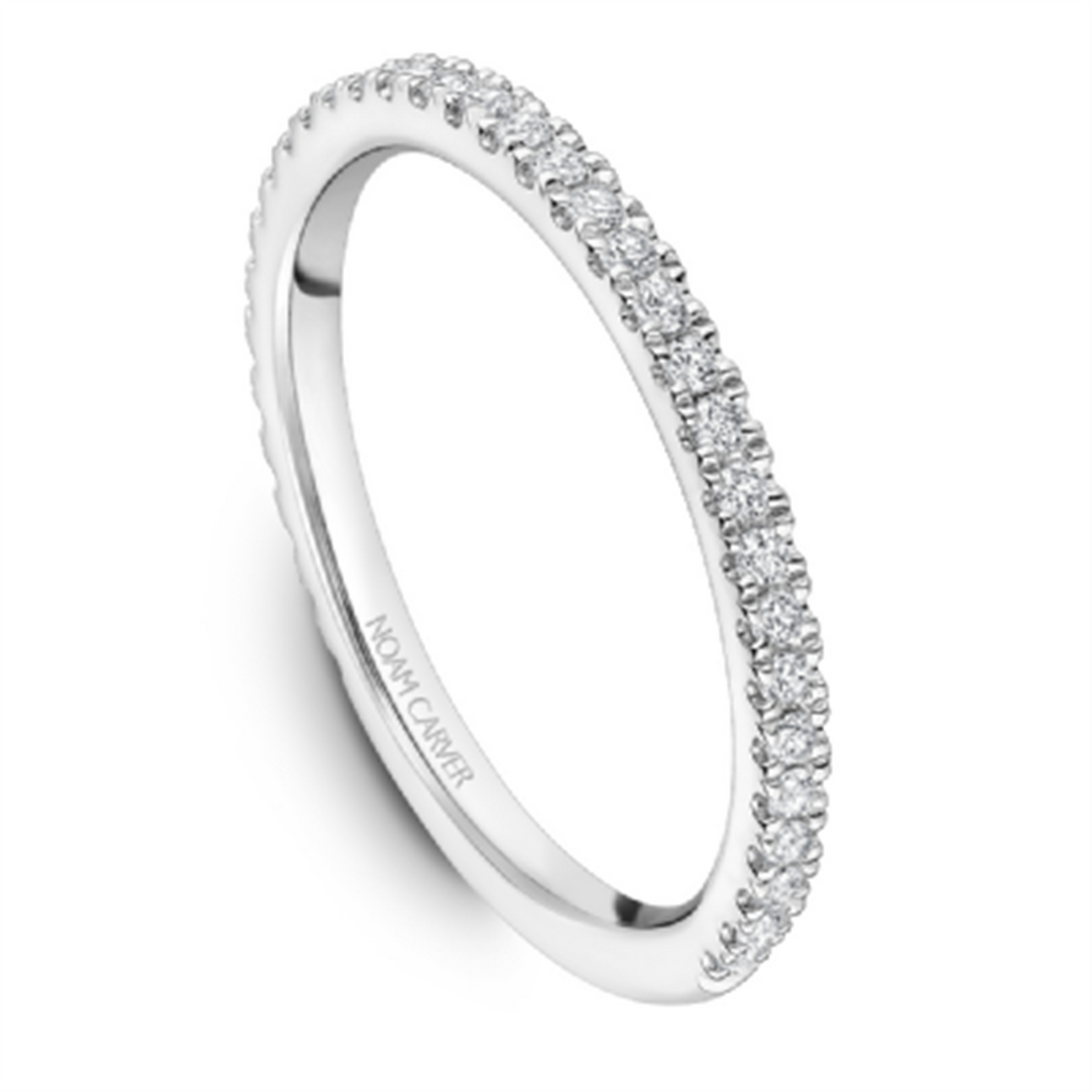 Lady's White Gold Prong Set Diamonds Band
Diamond Shape: Round