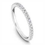 Load image into Gallery viewer, Lady&#39;s White Gold Prong Set Diamonds Band
Diamond Shape: Round
