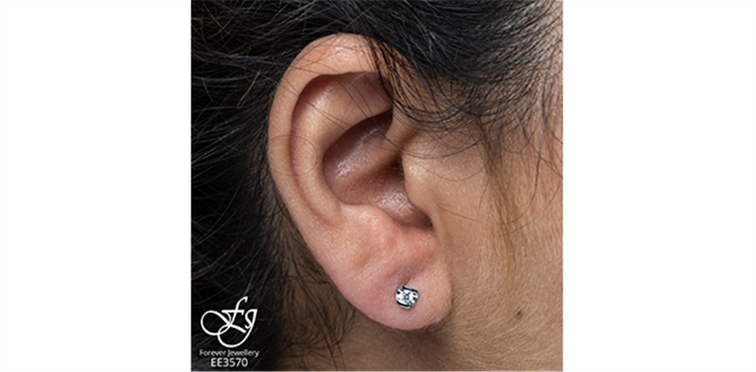 14K White Gold Tension Set Diamonds Stud Earrings
Total Diamonds: 0.4