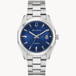 Load image into Gallery viewer, BULOVA Men&#39;s Stainless Steel Automatic Dress Watch with Blue Dial
Col
