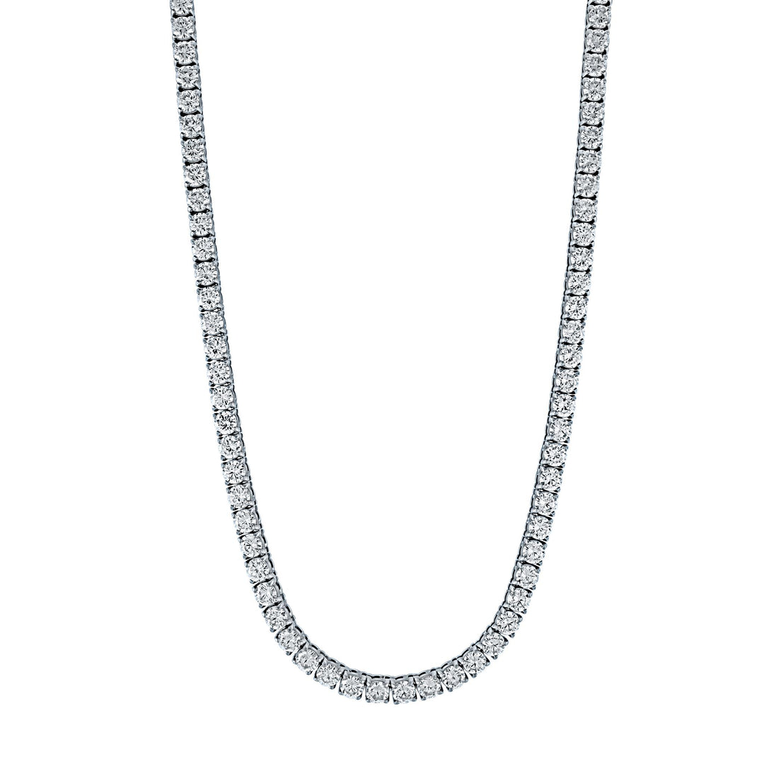 Stainless Steel with Cubic Zirconium 
Length: 20"