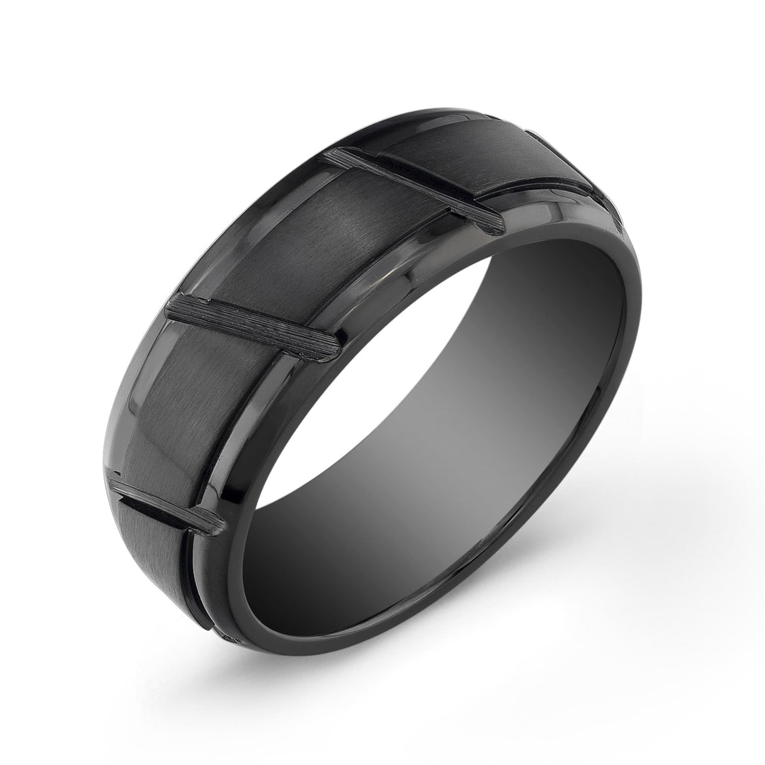 Black Stainless Steel Matte' Band 
Width: mm