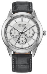 Load image into Gallery viewer, CITIZEN Men&#39;s Stainless Steel Eco-Drive Dress Watch with White Dial
