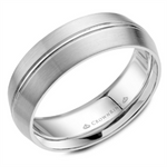 Load image into Gallery viewer, Men&#39;s Gold Domed Band with Satin Finish
