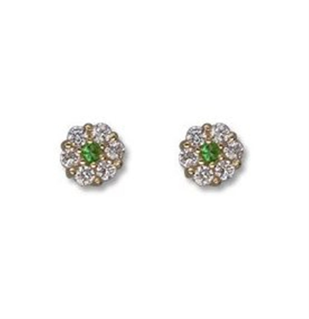 Kid's 14K Yellow Gold Flower Stud Earrings
Collection: Cluster