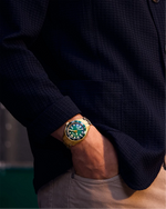 Load image into Gallery viewer, CITIZEN Men&#39;s Stainless Steel Solar Divers Watch with Green Dial
Coll
