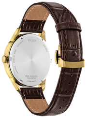 CITIZEN Men's Stainless Steel Eco-Drive Dress Watch with Black Dial