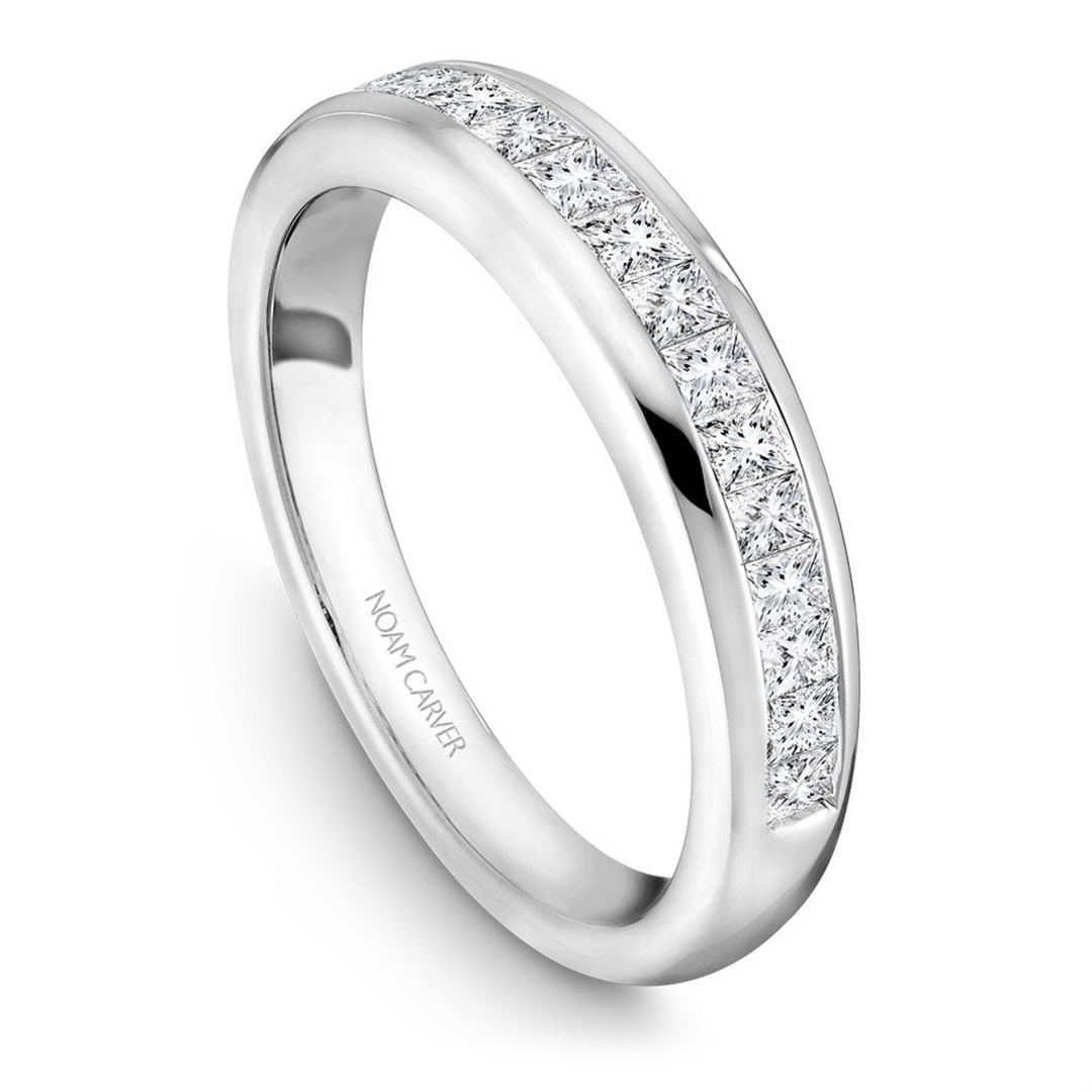 Lady's White Gold Channel Set Diamonds Band
Diamond Shape: Pear
Tota