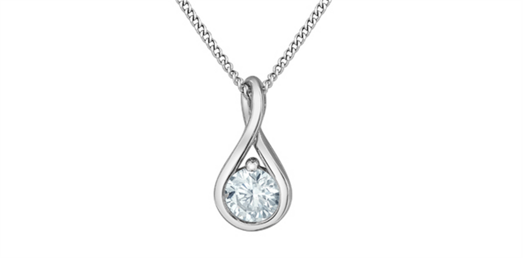 10K White Gold Lab Diamond Infinity Pendant Necklace

PENDANT
Total