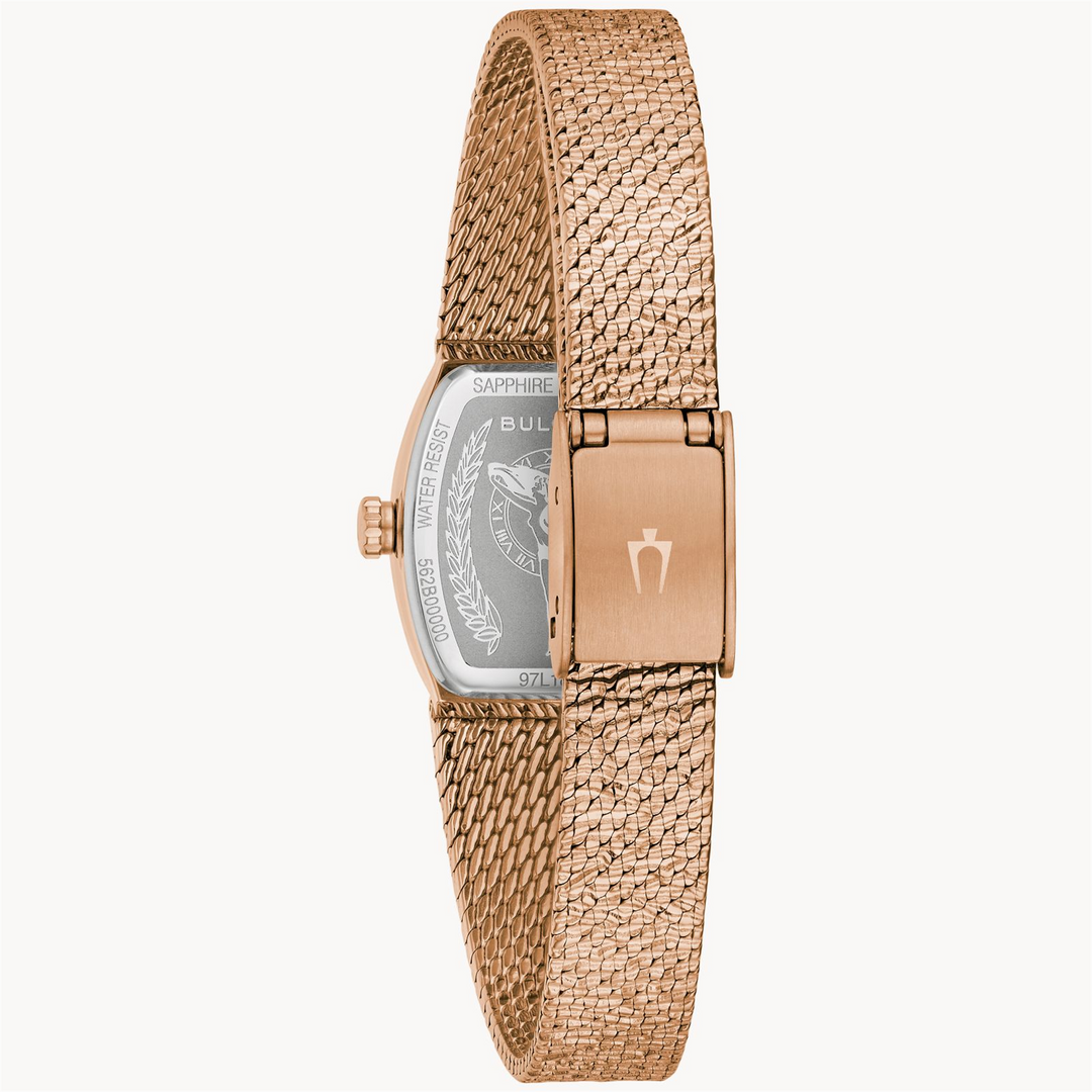 BULOVA Lady's Stainless Steel Quartz Dress Watch with Brown Dial
Coll