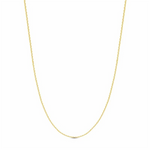 Load image into Gallery viewer, 10K Yellow Gold Solid Rolo Chain 
Length: 16"
Width: 0.9mm
Finish: