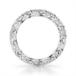 Load image into Gallery viewer, Lady&#39;s White Gold Prong Set Eternity Lab Diamonds Band
Diamond Shape: Marquise, Round
