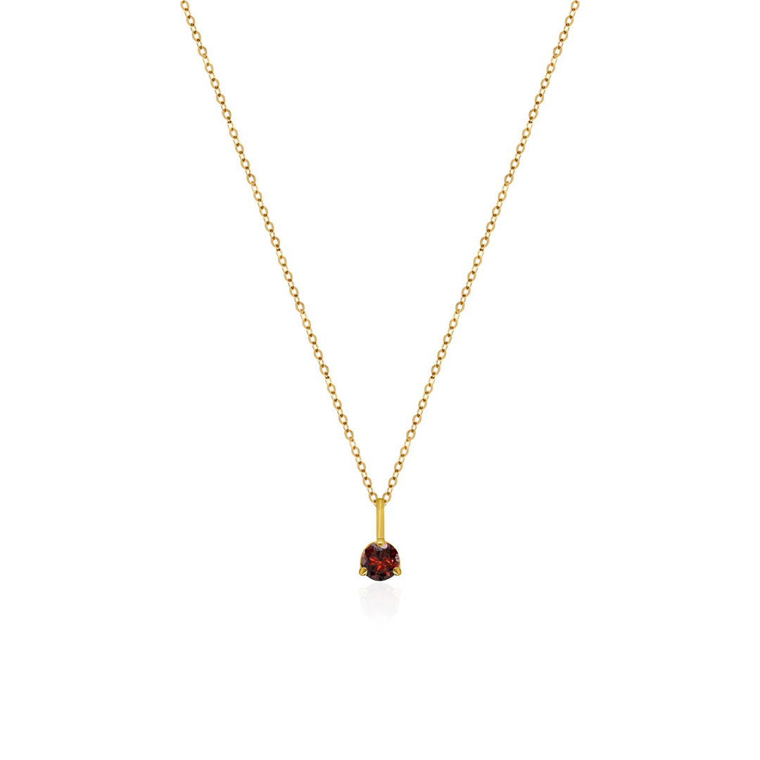 10K Yellow Gold Polished Birthstone Pendant Necklace

PENDANT
Dimen
