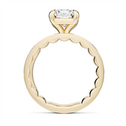 14K Yellow Gold Solitaire Diamond Engagement Ring Semi-Mount
Fits Cen