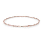 Load image into Gallery viewer, Rose Stainless Steel Ball Stretch Anklet 
Length: 9&quot;
Width: 3mm
Fin
