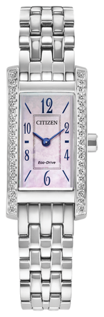 Load image into Gallery viewer, CITIZEN Lady&#39;s Stainless Steel Eco-Drive Dress Watch with Pink Dial
C
