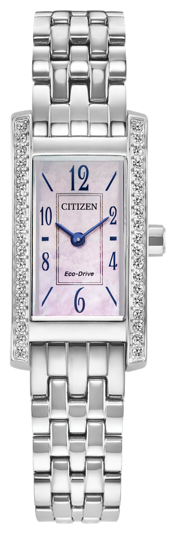 CITIZEN Lady's Stainless Steel Eco-Drive Dress Watch with Pink Dial
C