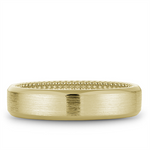 Load image into Gallery viewer, Men's Yellow Gold Bevel Band with Satin Finish
