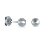 Load image into Gallery viewer, Steel Stainless Steel Ball Stud Earrings
Dimensions: 6mm
