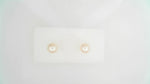 Load image into Gallery viewer, 14K White Gold Round Pearls Stud Earrings