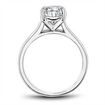 Load image into Gallery viewer, White Gold Solitaire Engagement Ring Mount
Fits Centre: 2.00ct Round