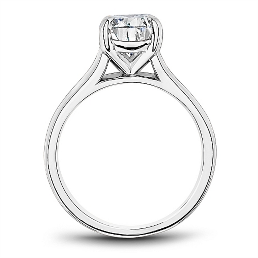 White Gold Solitaire Engagement Ring Mount
Fits Centre: 2.00ct Round