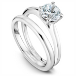 Load image into Gallery viewer, White Gold Solitaire Mount