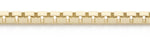 Load image into Gallery viewer, 10K Yellow Gold Solid Box Chain
Length: 20&quot;
Width: 1.2mm

