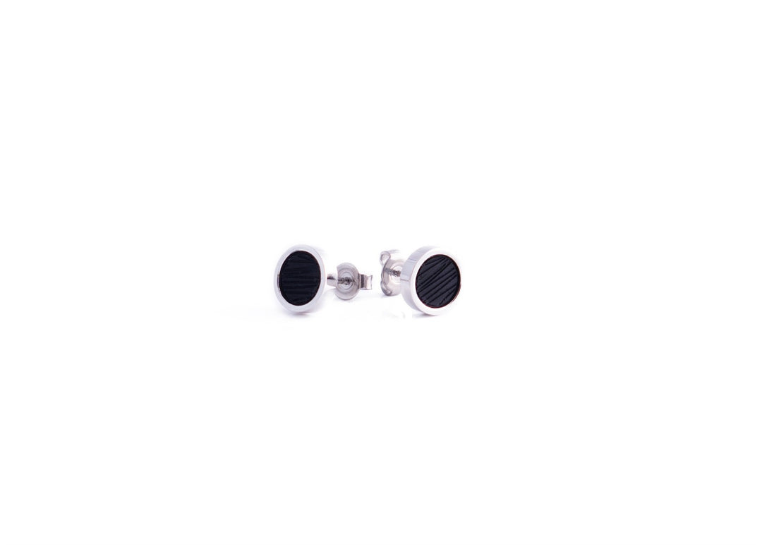 Stainless Steel Round Textured Stud Earrings
Dimensions: 9.2mm mm