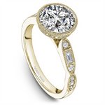 Load image into Gallery viewer, Yellow Gold Vintage Diamond Semi-Mount
