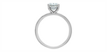 Load image into Gallery viewer, 14K White Gold Hidden Halo Oval Lab Diamond Engagement Ring
Centre St
