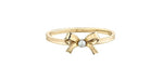 Load image into Gallery viewer, 10K Yellow Gold Bow Pearl Ring
