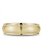 Load image into Gallery viewer, Men's Yellow Gold Domed Band with Satin Finish