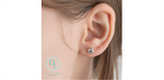 Load image into Gallery viewer, 10K Yellow Gold Bezel Set Round Lab Diamonds Stud Earrings
Total Diam
