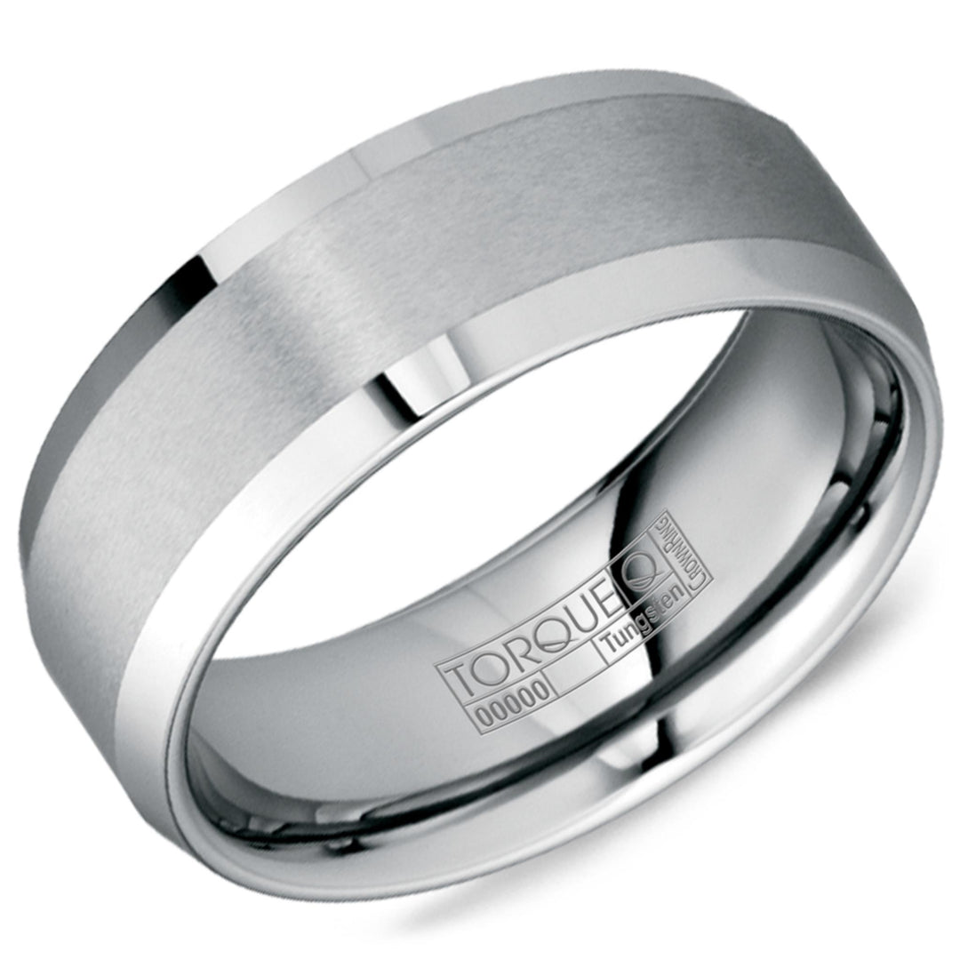 Grey Tungsten Band 
Width: 8mm