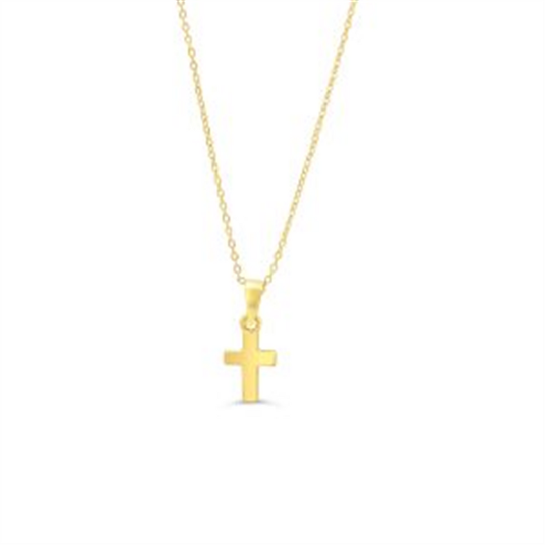 10K Yellow Gold Cross Polished Religious Pendant Necklace

PENDANT