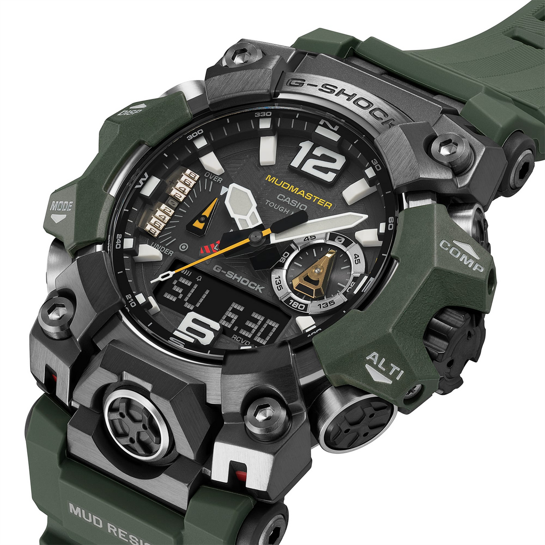GSHOCK Men's Stainless Steel Analogue/Digital Sport Watch with Black D