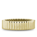 Load image into Gallery viewer, Men's Yellow Gold Carved Band with Polished Finish 
Top Width: 6.5 mm
