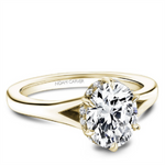 Load image into Gallery viewer, 14K White Gold Hidden Halo Diamond Semi-Mount