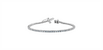 Load image into Gallery viewer, 10K White Gold Diamonds Tennis Bracelet
