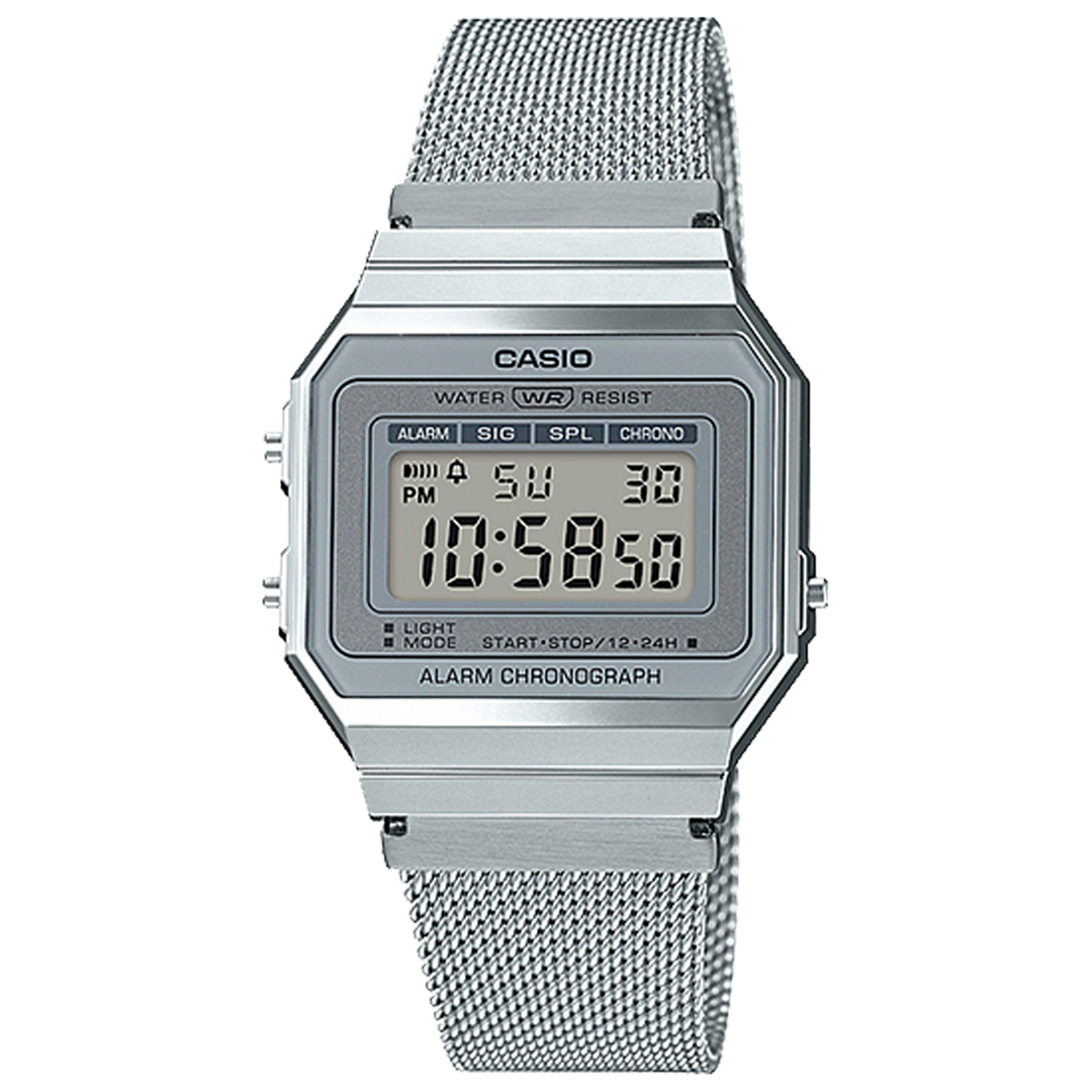 GSHOCK Unisex Resin Digital Dress Watch with Grey Dial