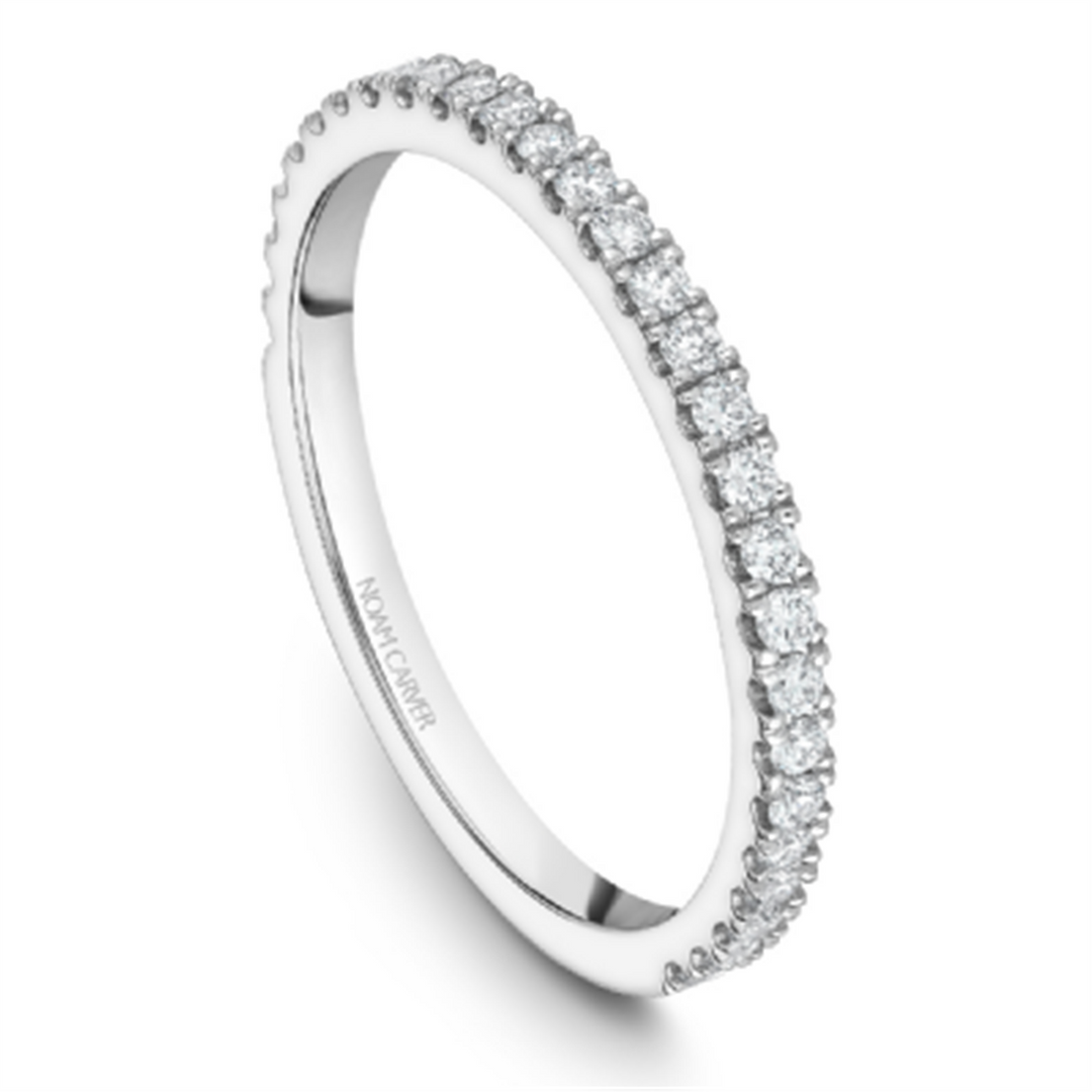 Lady's White Gold Prong Set Diamonds Band
Diamond Shape: Round