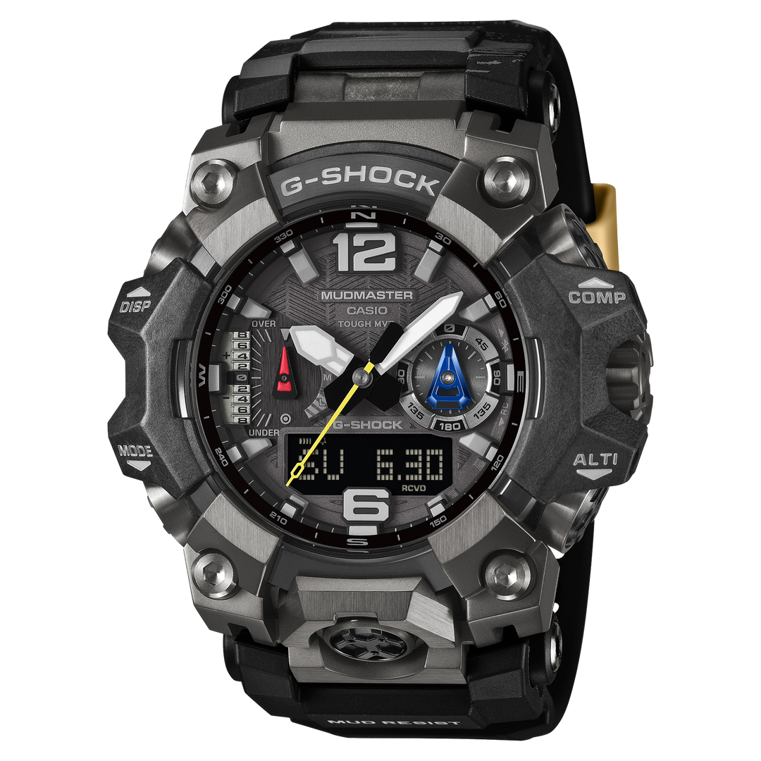 GSHOCK Men's Stainless Steel Solar Sport Watch with Grey Dial 
Collec