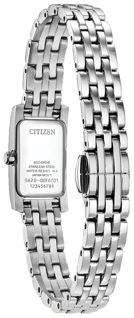 CITIZEN Lady's Stainless Steel Eco-Drive Dress Watch with Pink Dial
C
