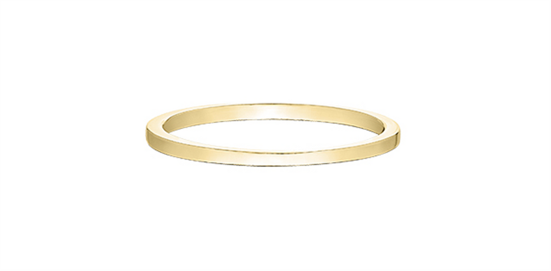 Lady's 10K Yellow Gold Flat Band