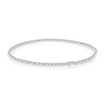 Load image into Gallery viewer, Stainless Steel Ball Stretch Anklet 
Length: 9&quot;
Width: 3mm
Finish:
