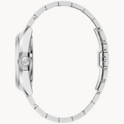 BULOVA Men's Stainless Steel Automatic Dress Watch with Blue Dial
Col