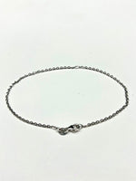 Load image into Gallery viewer, 10K White Gold Open Link Bracelet
Bracelet Width: 1mm
Length: 7.5&quot;
